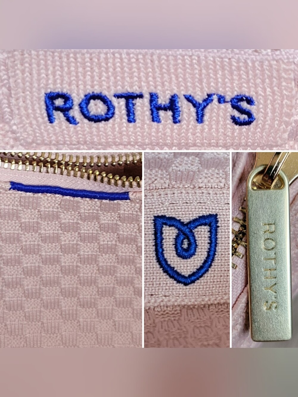 Rothy's The Mini Shoulder Bag in Ballerina Bow Pink & Black Velvet, 13.5" x 10" - Picture 16 of 16